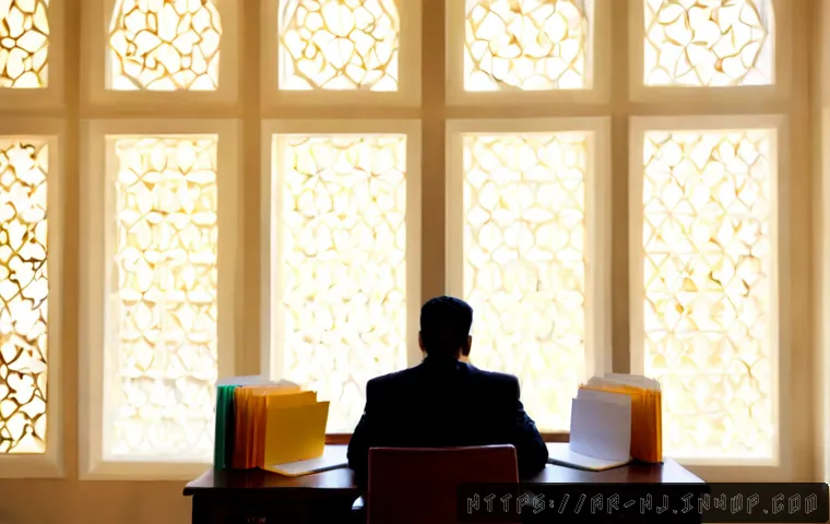 정보 계층화 글쓰기의 전문가 조언 - Photorealistic editorial workspace in a modern Arab office, an experienced Middle Eastern writing co...